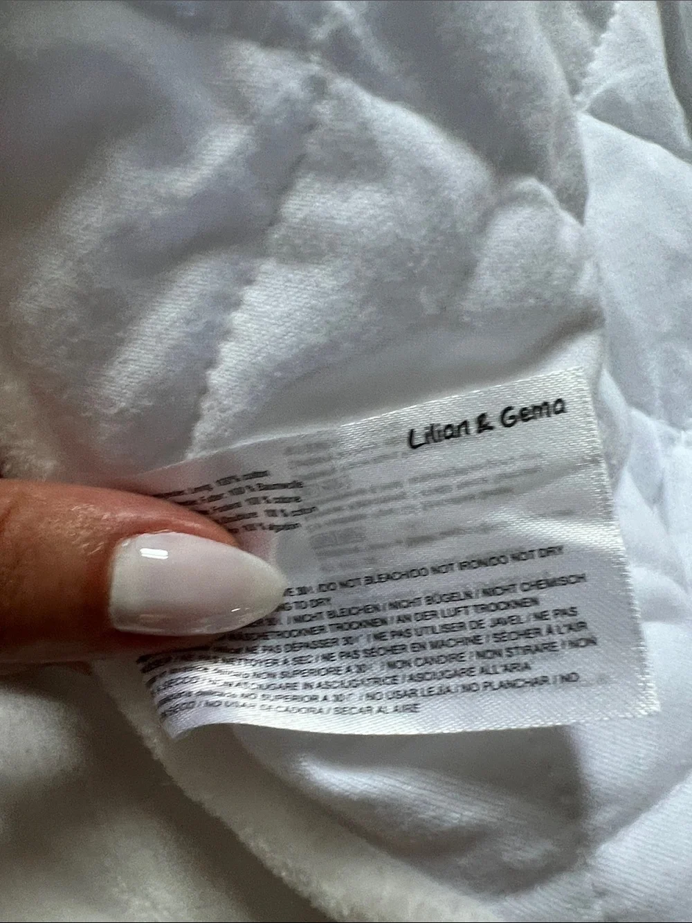 Lilian & gema cozy white